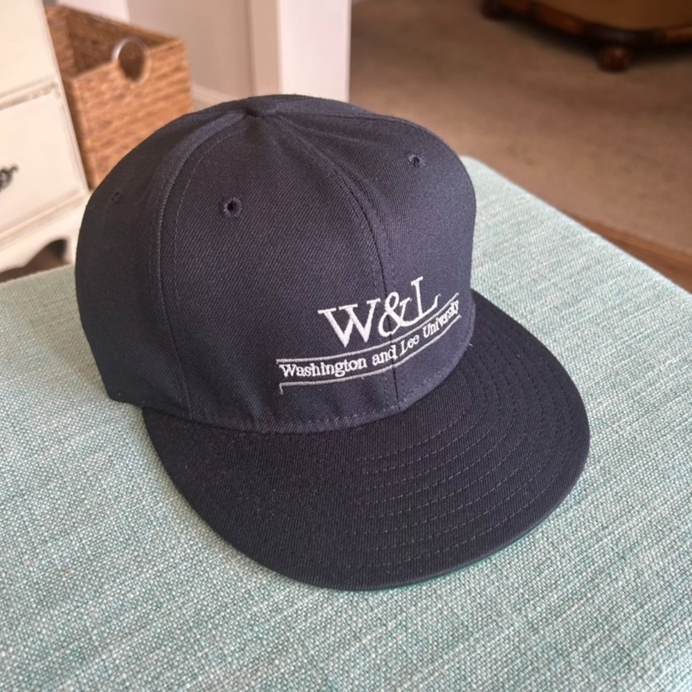 Vintage Washington and Lee University Classic Sportswear Blue‎ Snapback Cap Hat - Picture 2 of 9